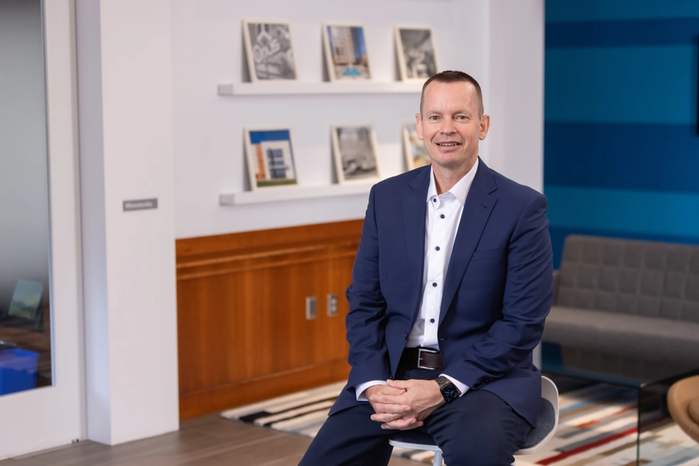 portrait of a smiling person in business attire